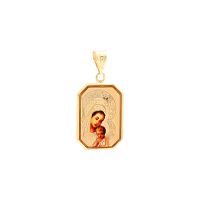 Medailón Panny Márie s dieťaťom